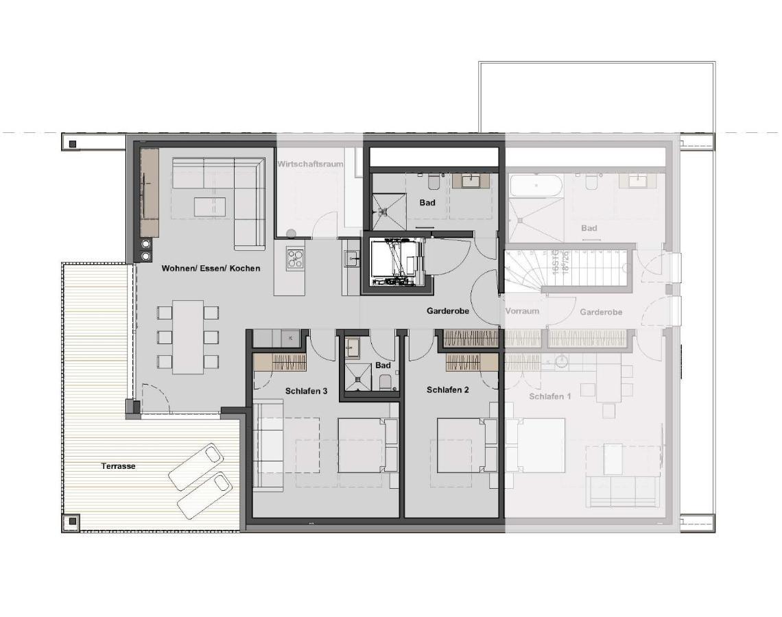 Tanners Chalet Apartments 알텐막팀퐁와 외부 사진